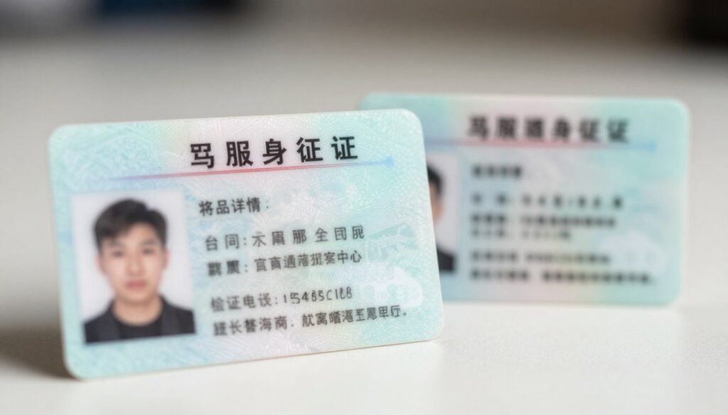 A close-up view of a driver's license document, showcasing both the front and back sides on a clean surface. The left side prominently displays the front, highlighting the driver's license number in a contrasting color for easy identification. The right side reveals the back, providing details about its layout and any barcodes or personal information, subtly blurred for privacy. The lighting is soft and natural, casting gentle shadows to enhance texture and clarity. A neutral, professional background adds focus to the licenses, evoking a sense of authority and credibility. The overall mood is informative and clear, aimed at aiding quick recognition of the driver’s license number.