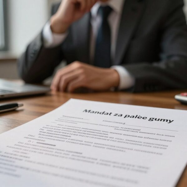 Mandat za palenie gumy