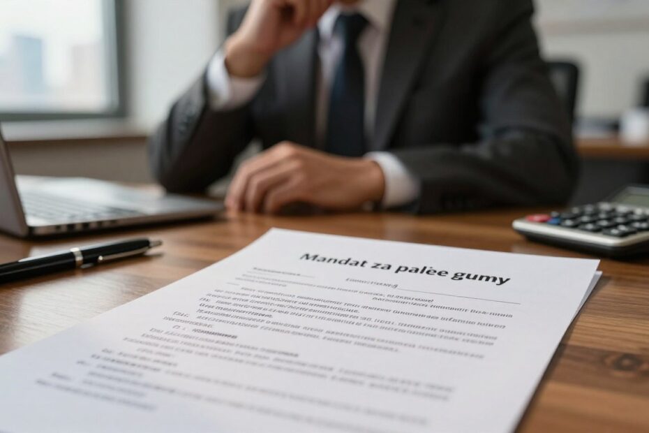 Mandat za palenie gumy