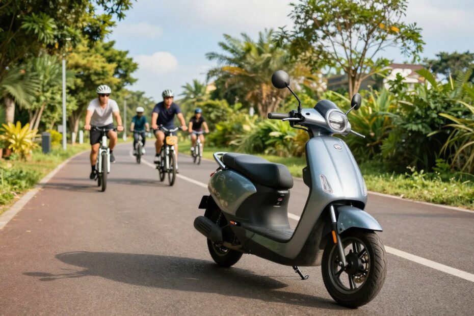 Czy motorowerem można jeździć po ścieżce rowerowej