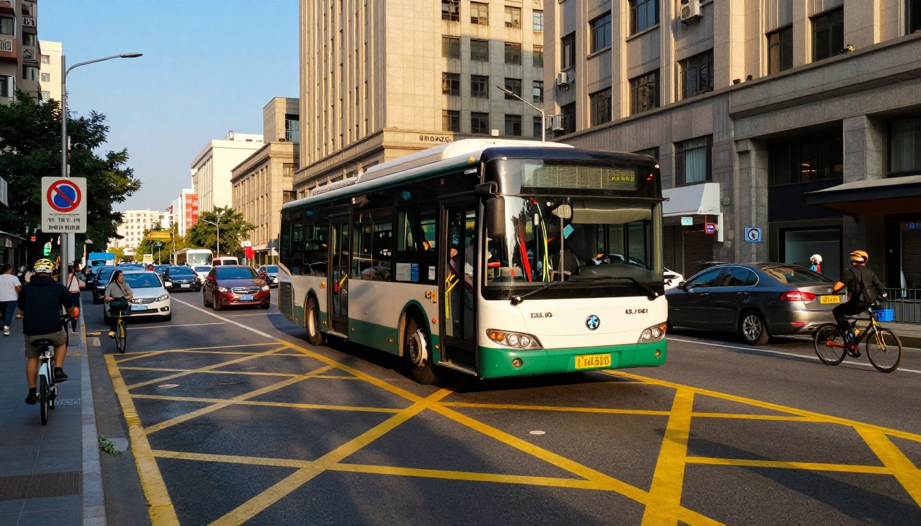 Ile punktów za jazdę buspasem