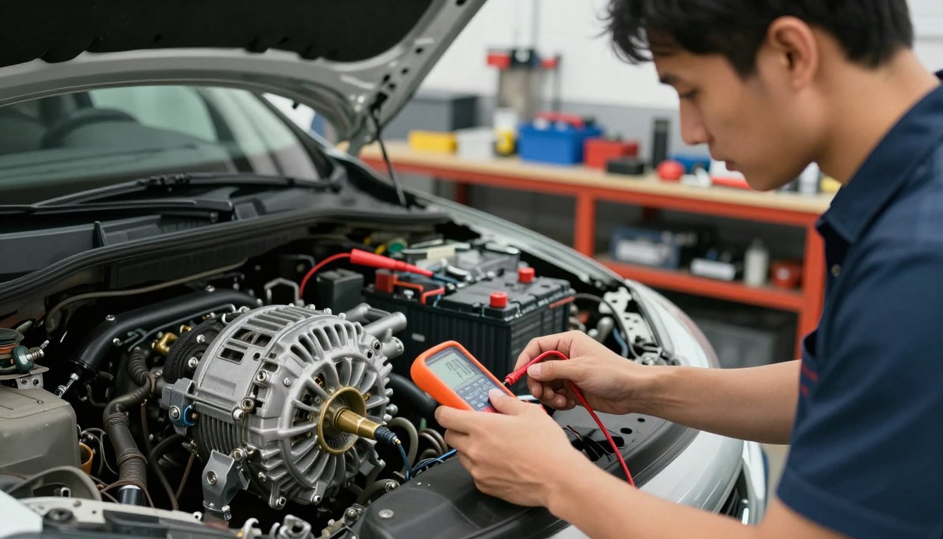 Jak sprawdzić czy alternator ładuje