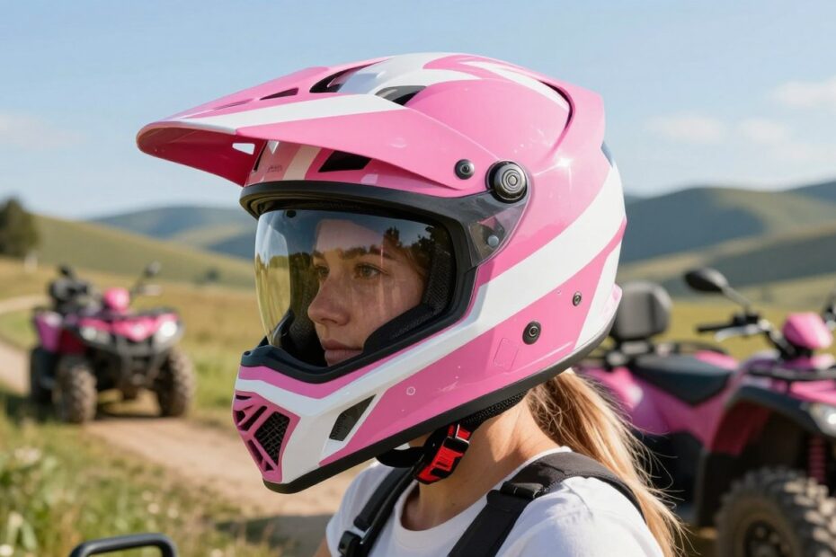Kask na quada damski